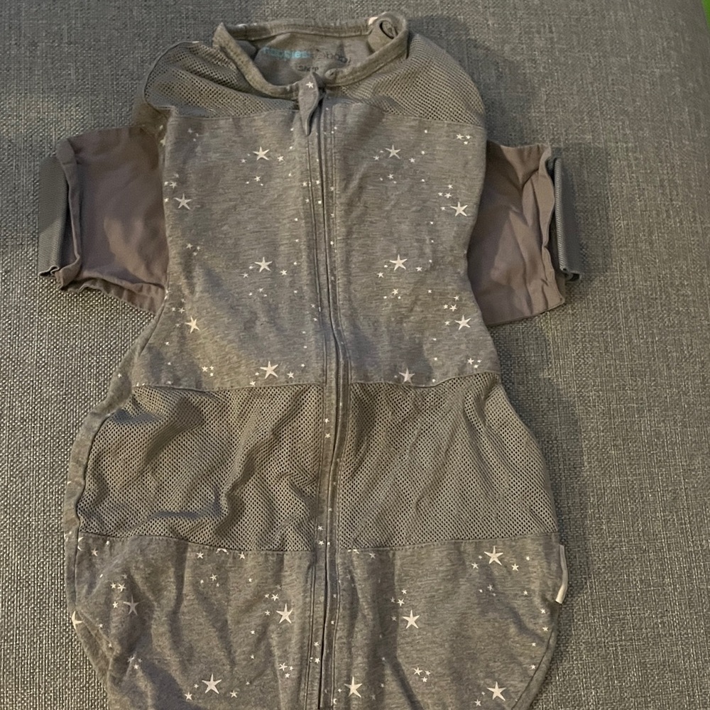 Gray Star-Patterned Snoo Sack